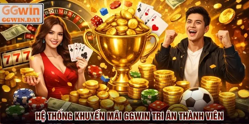 Hệ thống khuyến mãi GGWin mang thêm nhiều ưu đãi tri ân khách hàng