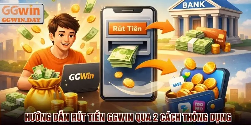 Hướng dẫn rút tiền GGWin theo 2 cách thông dụng