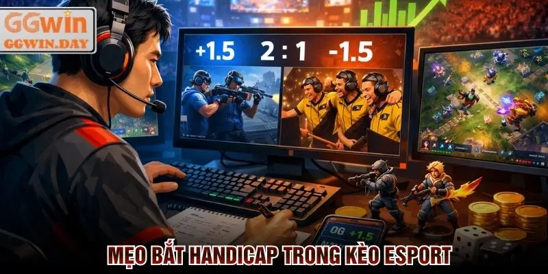Meo bắt handicap trong khi cá cược kèo Esport tại GGWin
