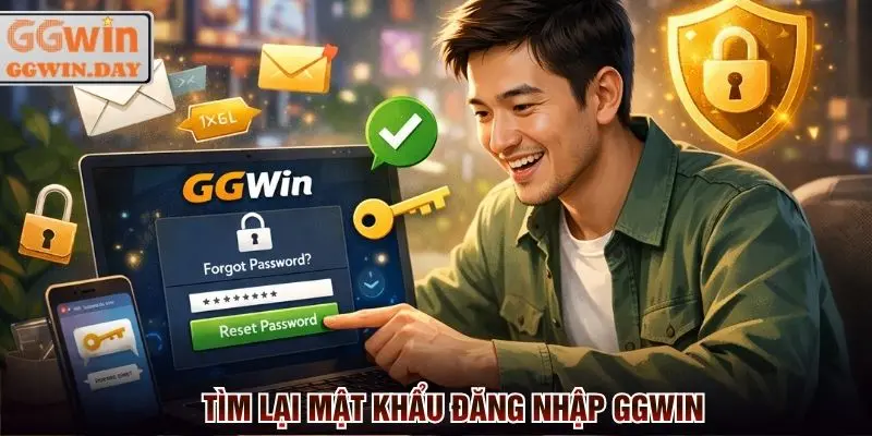 Tìm lại mật khẩu đăng nhập GGWin dễ dàng cho thành viên bị quên