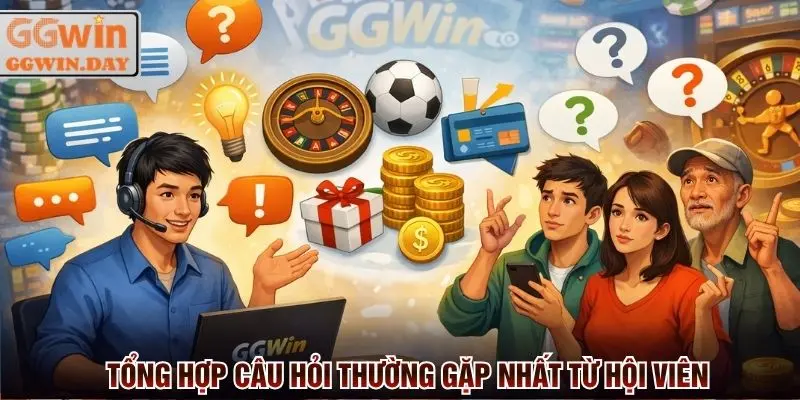 Tổng hợp câu hỏi thường gặp nhất từ thành viên đang giải trí tại GGWin